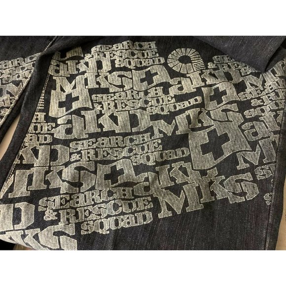 Akademiks Men's Jeans, Sz 44 Rescue Squad‎ Blue Distressed - Picture 10 of 12